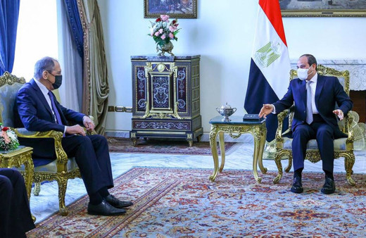 Rusya Dışişleri Bakanı Sergey Lavrov, Mısır Cumhurbaşkanı Sisi ile görüştü