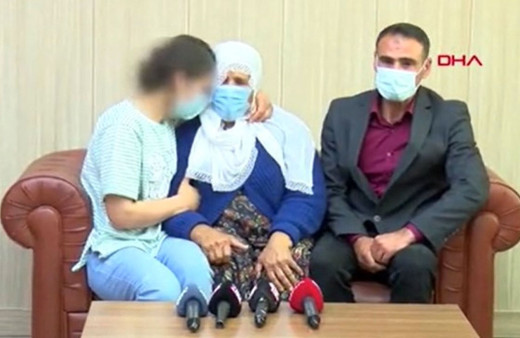 Mardin'de teslim olan terörist ailesine kavuştu duygusal anlar