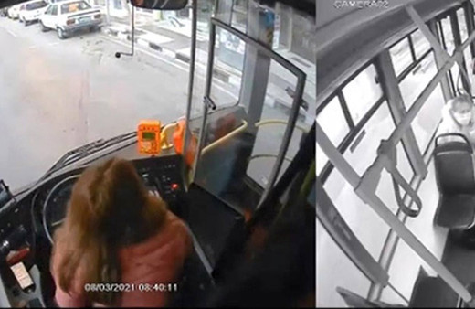 Telefona bakarken kaza yaptı kadın şoförün işine son verildi