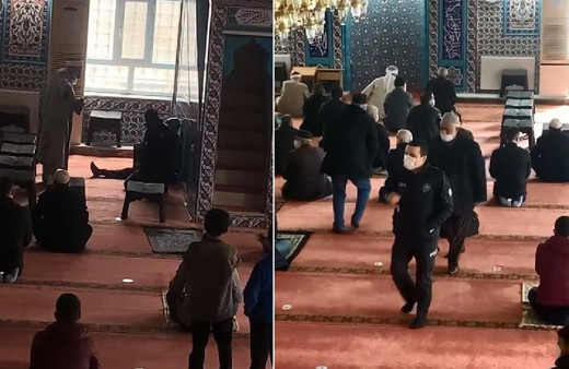 Sultangazi'de karantinada olması gerekirken cuma namazına gitti! Camiden polis çıkardı