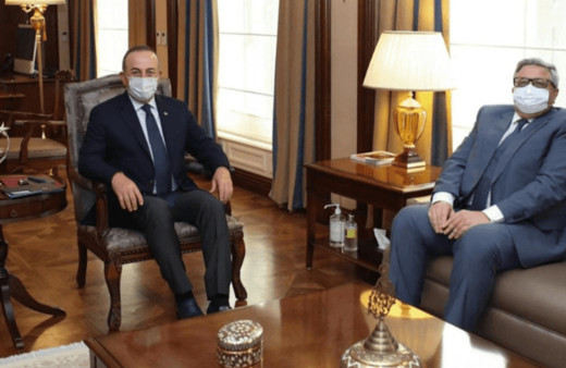 Bakan Mevlüt Çavuşoğlu, Rus büyükelçiyle görüştü