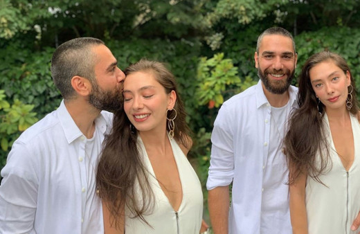 'Yayılacaksa aşk yayılsın' deyip Neslihan Atagül Kadir Doğulu'yla dudak dudağa paylaştı