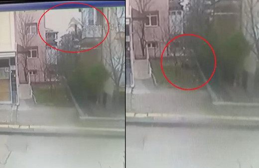 Ankara'da misafirliğe gittiği evin balkonundan yere çakıldı! İşte o anlar