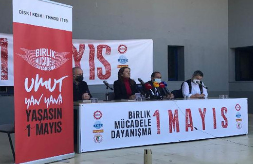 DİSK, KESK, TMMOB ve TTB'den 1 Mayıs  açıklaması
