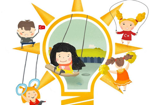 AK Parti logosunu 23 Nisan için değiştirdi