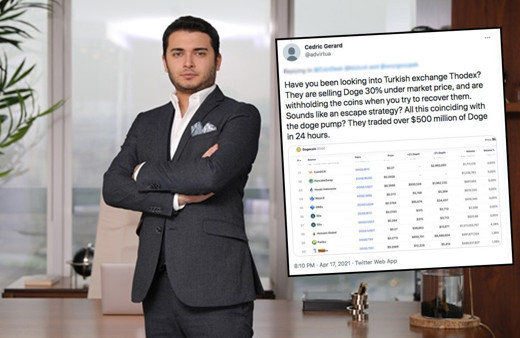 Yabancı Twitter kullanıcısı, Thodex'in sahibinin kaçacağını 4 gün önce yazmış!