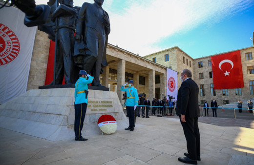 23 Nisan törenleri TBMM'de yapıldı! Birinci Meclis'te tören düzenlendi