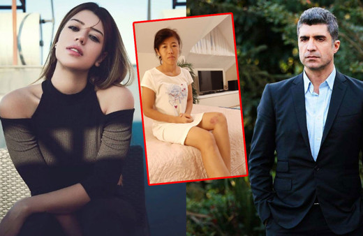 Darp görüntüleri ortaya çıktı Özcan Deniz'in eşi Feyza Aktan bakıcıyı dövdü iddiası