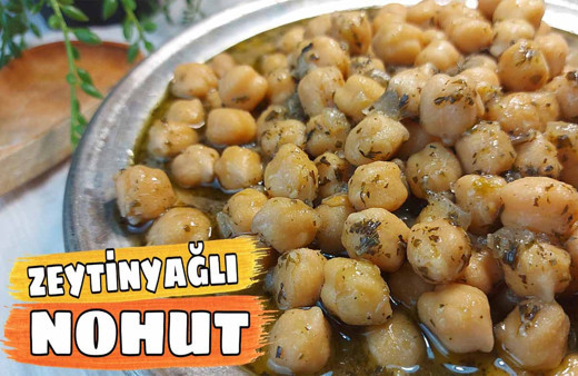 Zeytinyağlı nohut nasıl yapılır enfes lezzet!