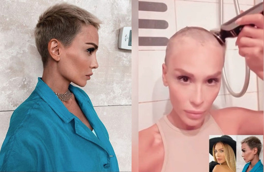 Şarkıcı Şimal meme kanserine yakalanmıştı saçlarını kazıdı ve söz verdi