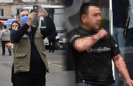 Tekirdağ'da gören telefona sarıldı film gibi izlediler! Aşağı inince korkarak kaçtılar