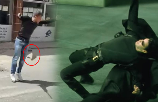 Ortalık karıştı bavullar uçuştu! Bursa'da Matrix filmi gerçek oldu