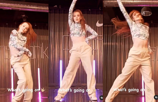 Elçin Sangu'nun dansı sosyal medyayı salladı