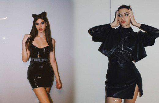 Derin Talu olay pozuyla tepki çekti Defne Samyeli'nin küçük kızı sınırları aştı