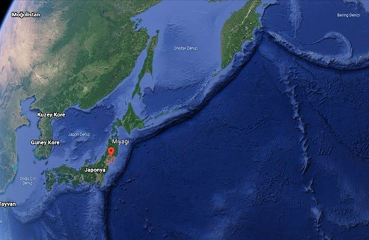 Japonya'nın Miyagi eyaleti açıklarında 6,6 büyüklüğünde deprem