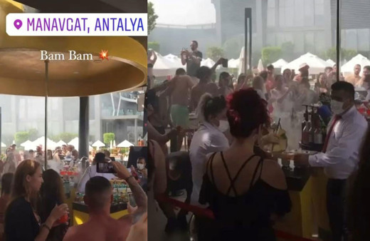 Antalya'da koronavirüs tedbirlerinin ihlal edildiği otel kapatıldı! Görüntüler tepki çekmişti