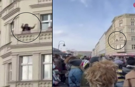 Almanya’da 1 Mayıs fenomeni Ayşe Teyze! El sallayıp öpücük attı viral oldu