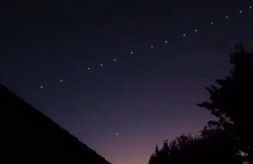 Gökyüzünde Starlink uyduları heyecana neden oldu! TUBİTAK'tan açıklama var