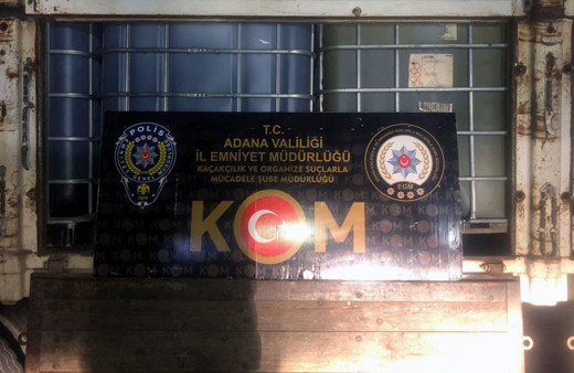 Adana’daki operasyonda 36 bin litre kaçak akaryakıta el konuldu
