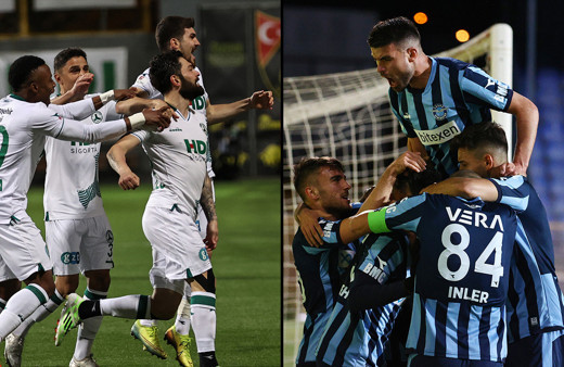 Süper Lig'e direkt yükselen takımlar Adana Demirspor ve Giresunspor oldu