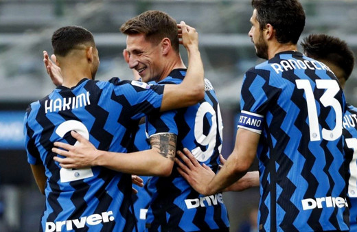 Şampiyon Inter Sampdoria'ya gol oldu yağdı