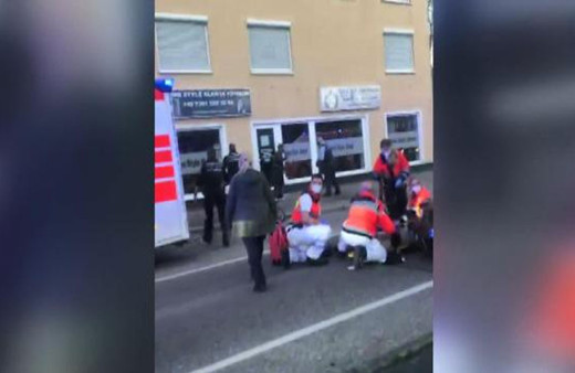 Almanya'da kazada yaralanan kızının yardımına koşan Türk babaya biber gazlı müdahale