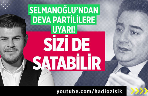 Deva Partisi üyelerine uyarı! Yarın sizi de bırakıp gidebilir!