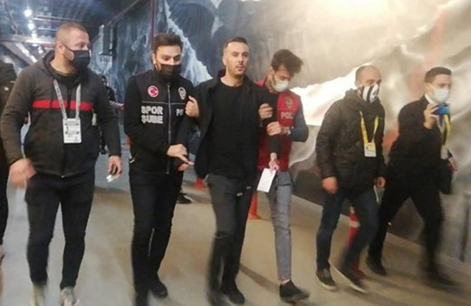 Beşiktaş maçı sonrası koridorda olaylar çıktı