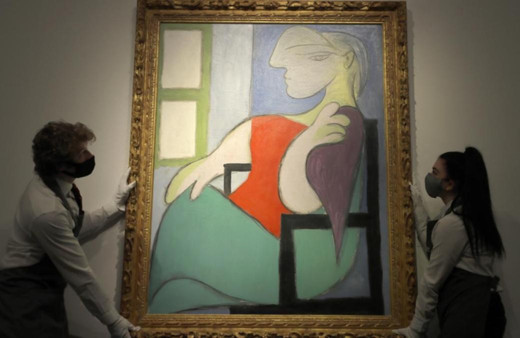 Pablo Picasso'nun tablosu açık arttırmayla dudak uçuklatan fiyata satıldı