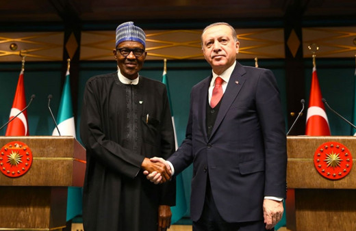 Cumhurbaşkanı Erdoğan, Nijerya Cumhurbaşkanı Buhari ile görüştü