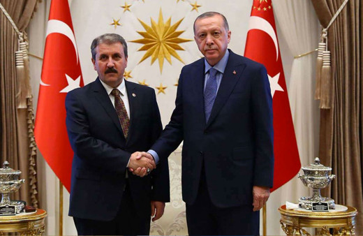 Cumhurbaşkanı Erdoğan ve Destici arasında önemli görüşme