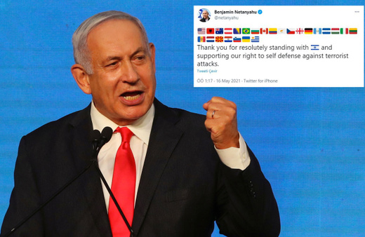 İsrail Başbakanı Netanyahu katliama destek veren ülkeleri paylaştı! Bosna'dan tepki