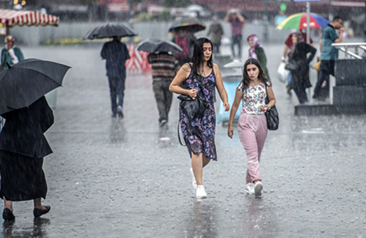 Sağanak yağış geliyor listede İstanbul da var! İşte bugün yağış beklenen iller ve hava durumu