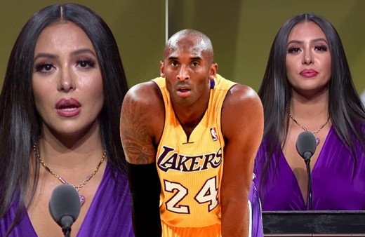 Vanessa Bryant gözyaşlarını tutamadı! Kobe Bryant sözleriyle herkesi ağlattı
