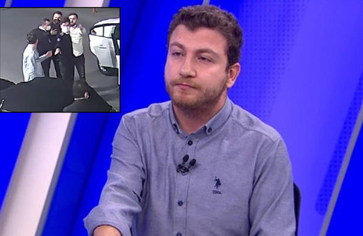 Uğur Karakullukçu program çıkışında saldırıya uğradı! Görüntü ortaya çıktı