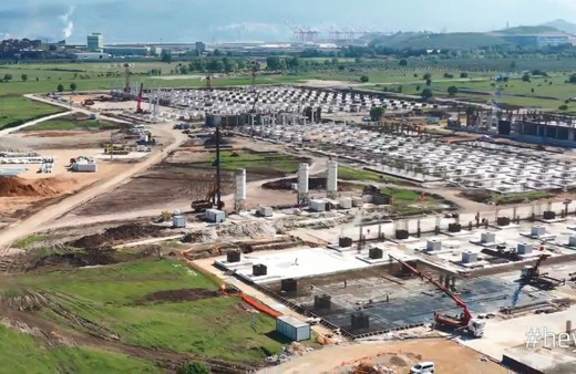 Türkiye'nin otomobili TOGG gün sayıyor havadan görüntülenen tesiste son durum açıklandı