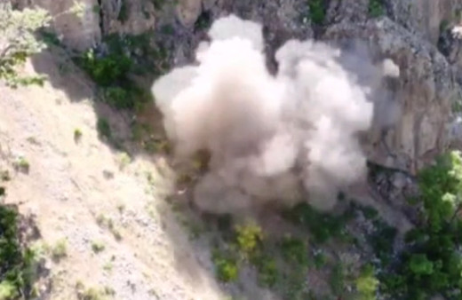 Irak'ın kuzeyindeki mühimmat dolu mağara kullanılamaz hale getirildi