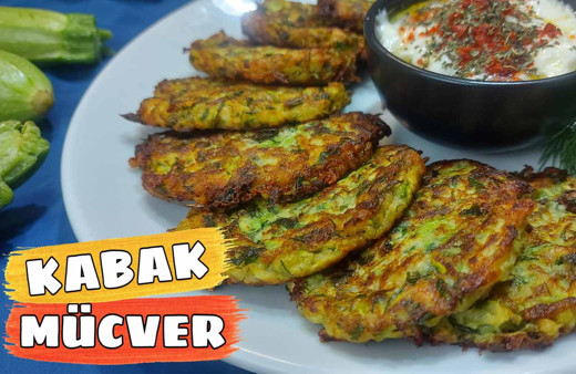 Kabak mücver nasıl yapılır parmaklarınızı yiyeceksiniz!