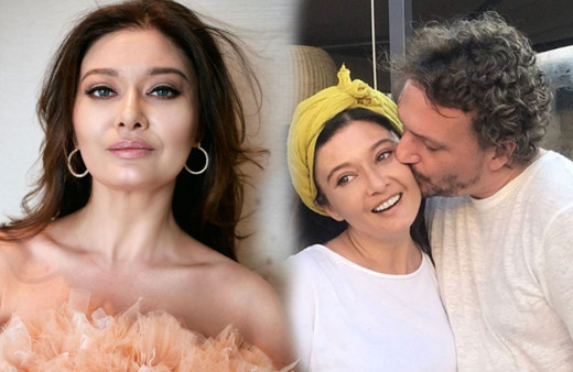 Kefaret'in başrolü Nurgül Yeşilçay sevgilisi Necati Kocabay'la dudak dudağa paylaştı