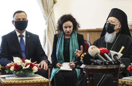 Türk SİHA'sı alan ilk NATO ülkesi Polonya'nın Cumhurbaşkanı Duda İstanbul'da! Önce Patrikhane sonra Polonezköy