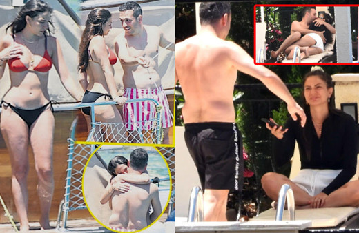 Demet Özdemir Oğuzhan Koç şezlongta öpüşürken böyle yakalandı balkondan...