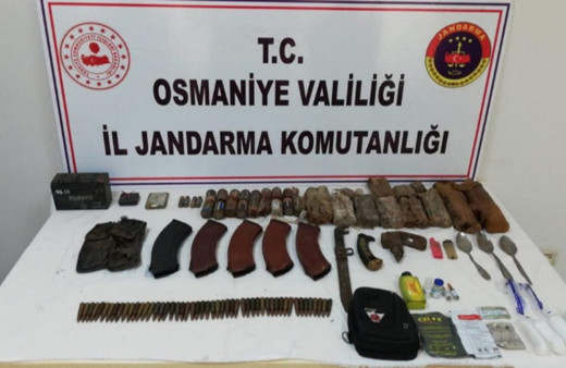 Amanos Dağları PKK'ya dar edildi Osmaniye'de çok sayıda mühimmat ele geçirildi