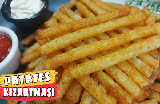 Patates kızartması nasıl yapılır çıtır çıtır lezzet!