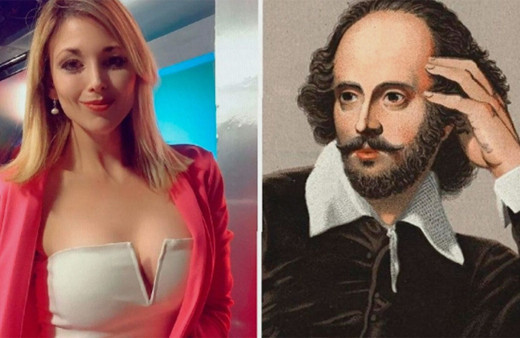 Shakespeare'leri karıştıran sunucu sosyal medyanın diline düştü