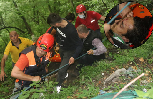 Trabzon'da gezintinin sonu kötü bitti! 80 metreden düştü: Ekipler seferber oldu