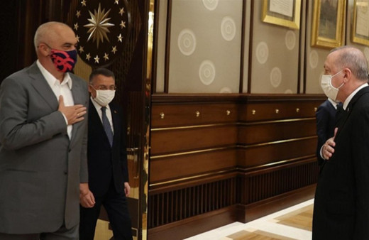 Cumhurbaşkanı Erdoğan, Arnavutluk Başbakanı Rama'yı kabul etti