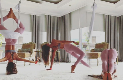 Zeynep Tokuş yoga hareketleriyle sınırları aştı gören şaştı