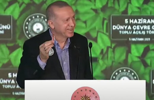 Cumhurbaşkanı Erdoğan'ın katıldığı açılışa damga vuran diyalog! Kahkahalar yükseldi