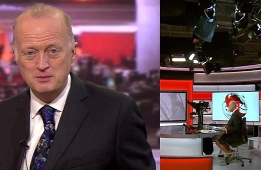 Dünya bu görüntüleri konuşuyor! BBC sunucusu Shaun Ley alay konusu oldu