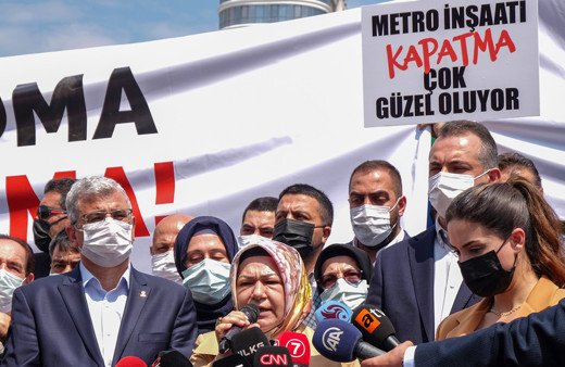 AK Parti'den İBB'nin Sancaktepe-Yenidoğan Metro Hattı için açılan çukurları doldurmasına tepki